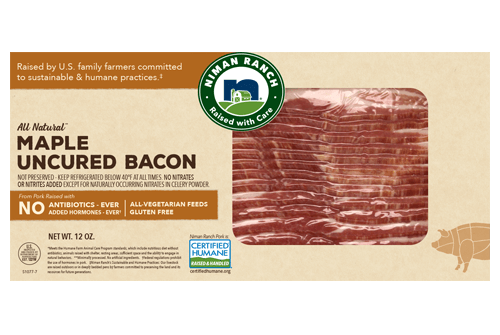 Niman Ranch Uncured Maple Bacon 12oz