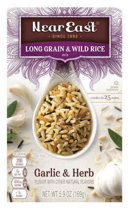 Near East Garlic & Herb Long Grain & Wild Rice Mix-  5.9 oz