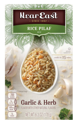 Near East Garlic & Herb Rice Pilaf Mix- 6.3 oz.
