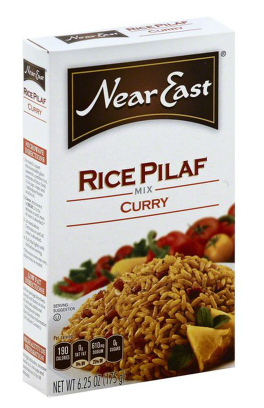 Near East Rice Pilaf Mix, Curry-  6.25 oz.