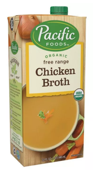 Pacific Foods Organic Free Range Chicken Broth - 32 fl oz.