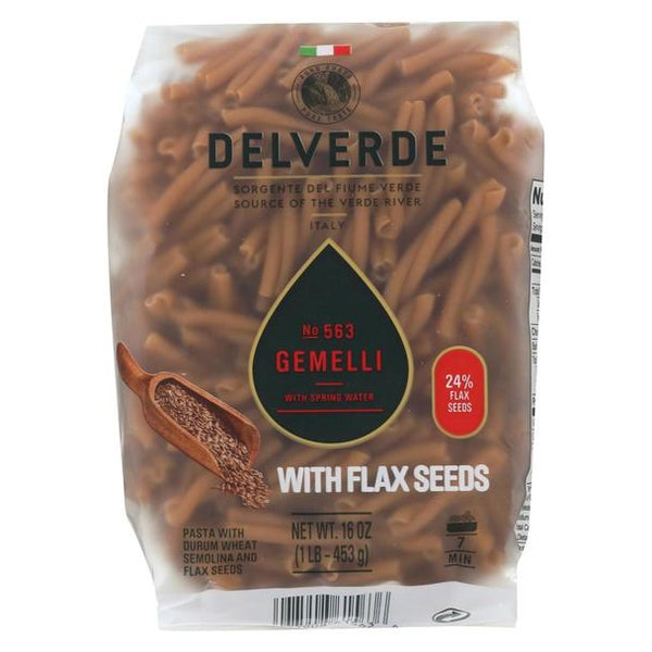 Delverde Gemelli Flax Seed Pasta 1lb