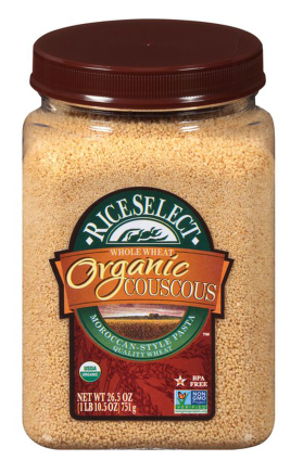 RiceSelect Whole Wheat Organic Couscous- 26.5 oz