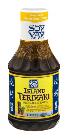 Soy Vay Marinade & Sauce, Island Teriyaki - 20 Ounces