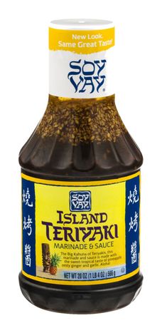 Soy Vay Marinade & Sauce, Island Teriyaki - 20 Ounces