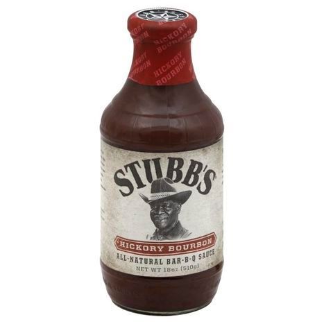 Stubbs Bar-B-Q Sauce, Legendary, Hickory Bourbon - 18 Ounces