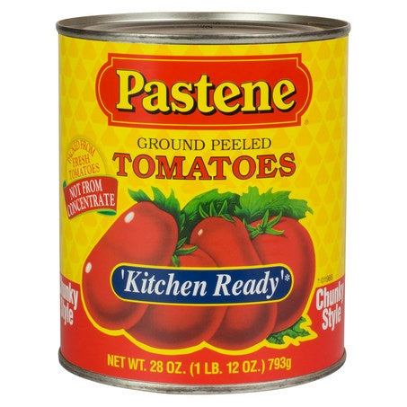 Pastene Chunky Kitchen Ready Tomatoes 28oz