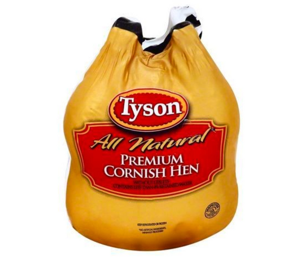 Tyson Cornish Hen, Premium (Frozen)