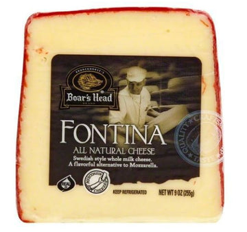 Boars Head Cheese, Fontina - 9 Ounces