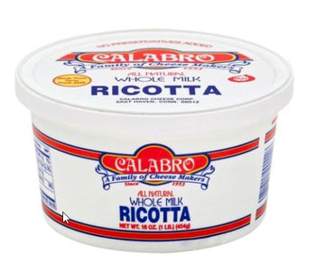 Calabro Cheese, Whole Milk, Ricotta