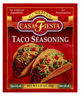 Casa Fiesta Mild Taco Seasoning Envelope