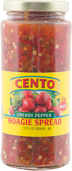 Cento Diced Hot Cherry Peppers 12oz