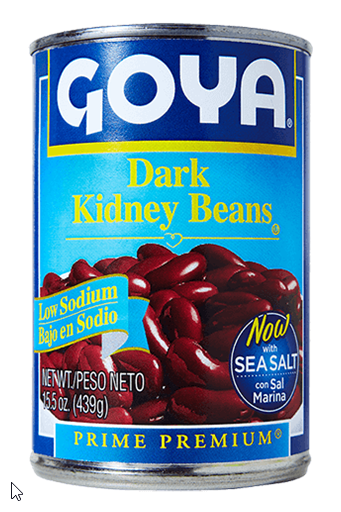 Goya Low Sodium Dark Kidney Beans