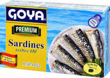 Goya Sardines in olive Oil.