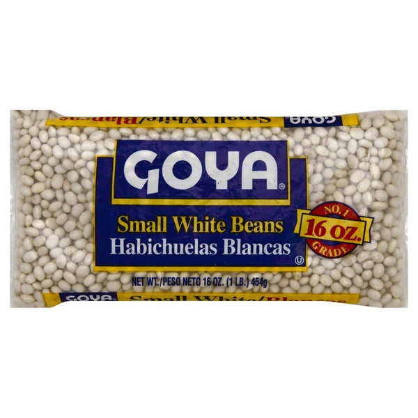 Goya Small White Beans Habichuelas Blancas 16 Oz.