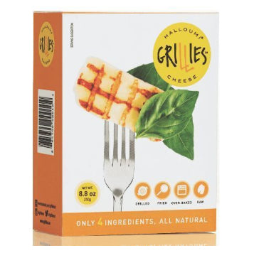 Grillies Halloumi Cheese Standard Pack - 8.8 Ounces