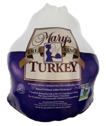 Mary's Organic Whole Turkey. (AVAILABLE FROM 11/18/23)