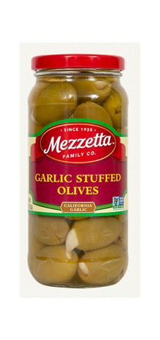 Mezzetta Stuffed Garlic Olives- 10 oz.