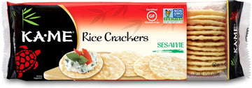 Ka-Me Rice Crackers, Sesame 3.5oz