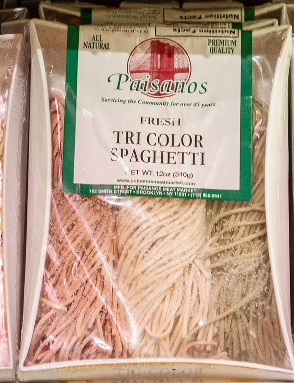 Fresh Tri Color Spaghetti - 12oz