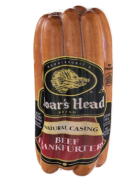 Boar’s Head Uncured Beef Frankfurters (Natural Casing)