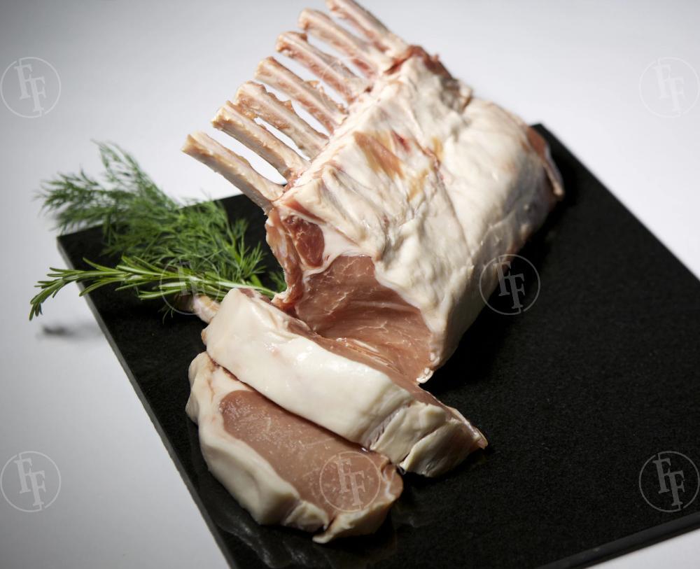 Fossil Farms Wild Boar Frenched Rib Rack 3.5lb | Paisanos Butcher Shop